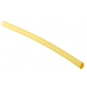THERMOSLEEVE Thin Wall Heat Shrink 1/16" Yellow 4ft